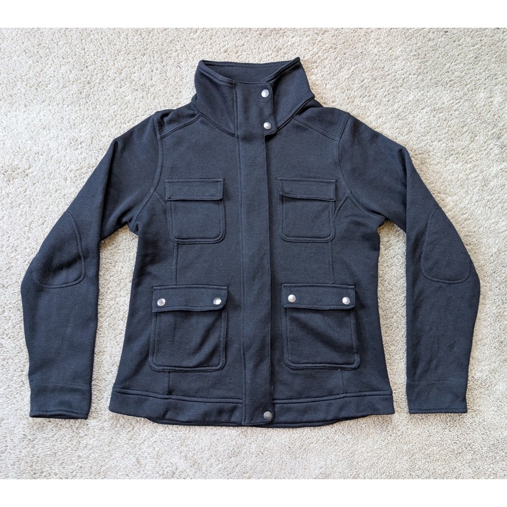 Patagonia Better Sweater Jacket Womens Large 25530 Black Zip Fleece